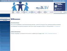 Tablet Screenshot of myblsv.de